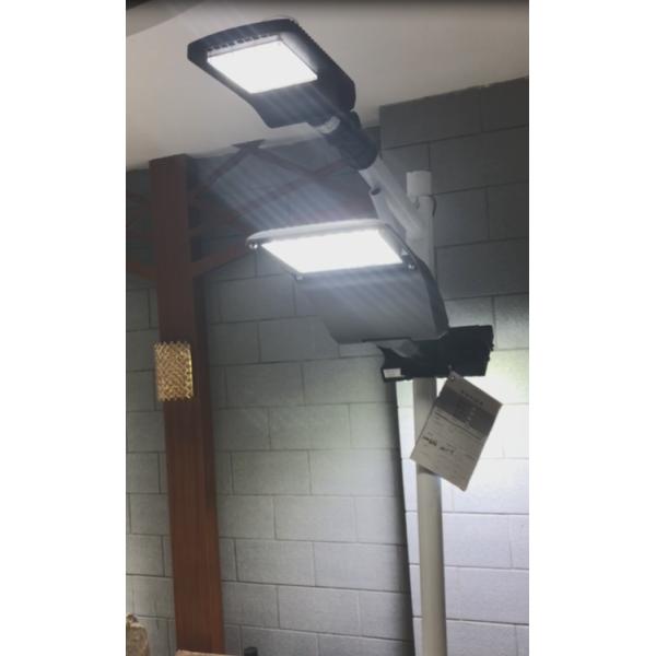 Energy Saving LED Street Lighting 100 Wattage With Tempered Glass Cover / Daylight Sensor