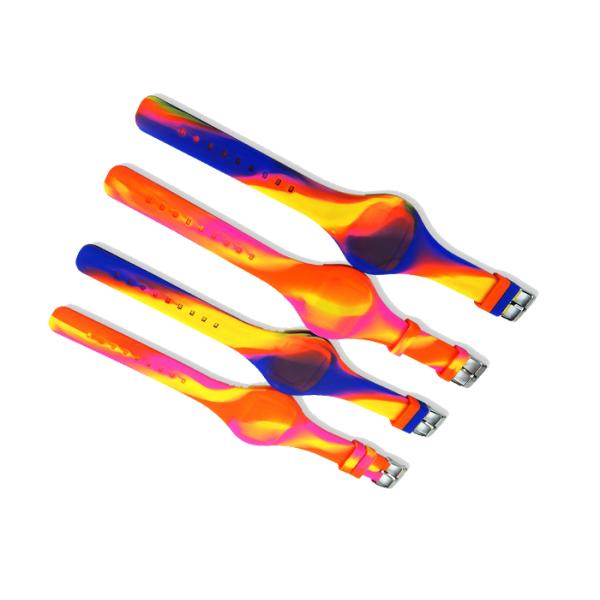 Creative camouflage Children's Silicone Watch LED fruit gift custom OEM Pantone logo sign electric watch