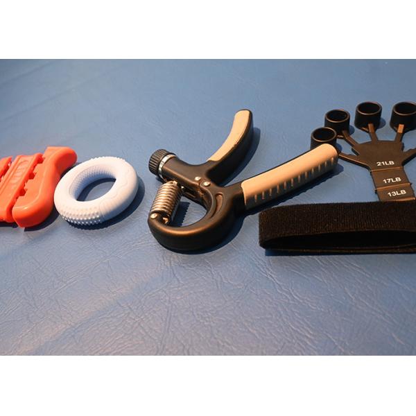 Настроите свою терапию руками с помощью нашего 5-компонентного комплекта тренировок с помощью пальца, изготовленного из прочной стали и материалов TPR.