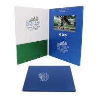 Mémoire de impression UV de pouce 1GB de carte de visite professionnelle de visite de brochure de vidéo de couleur de TFT 7