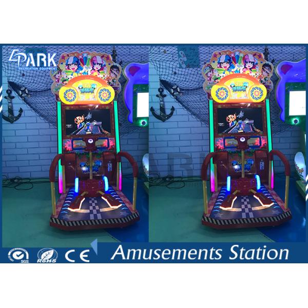 Happy Scooter Kids Coin Operated Game Machine 1 Player For Amusement Park