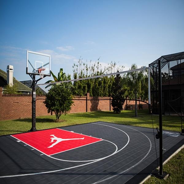 Outdoor Multi Sport Interlocking Tiles Pvc Pp Vinyl Basketball Court Floor