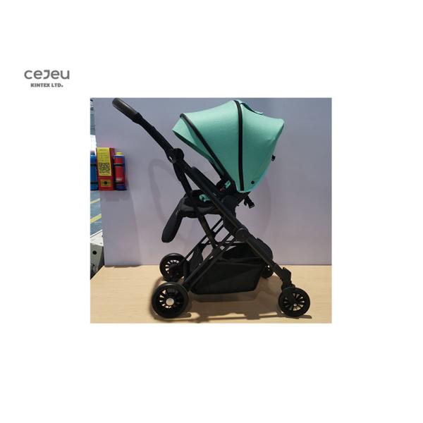 Ткань белья детской сидячей коляски 300D регулируемого зонтика Footrest облегченная для 1 - летнего