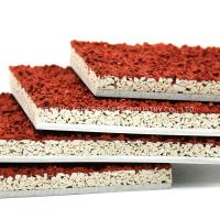 Choque a espessura interna material de absorção da pista de atletismo 13mm da tartã