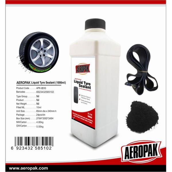 Sealant автошины анти- въедливого срочного ремонта Sealant покрышки 1000ml Aeropak жидкостный