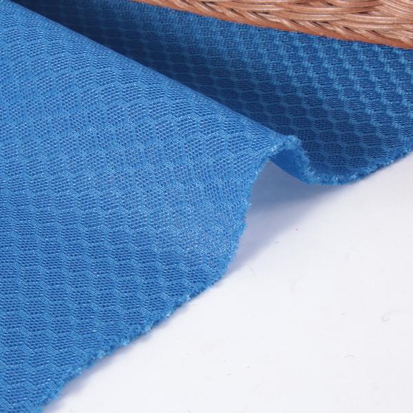 Hexagonal Sandwich Mesh 2.0mm Thickness with Polyester Interwoven Yarns - Airflow Optimized for Ergonomic Chair/Backpack Panels