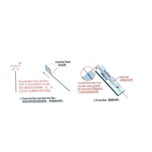 стекловолокна соединителя FTTH 250um 900um соединение быстрого механическое