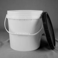 Altura plástica da cubeta 8L 25cm do alimento do empacotamento de alimento do mar com tampa do parafuso