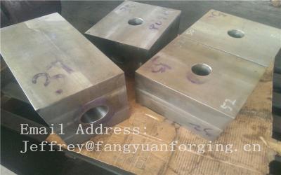 SA182 F316 F304 Forged Steel Products Forgings Block Solution Milled And Drilling