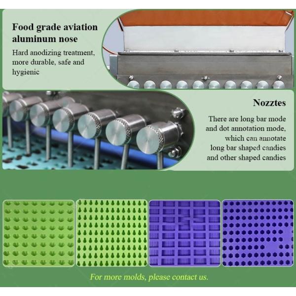 Desk Table Top Gummy Bear Chocolate Depositor Desktop Semi Automatic Small Mini Jelly Candy Make Machine