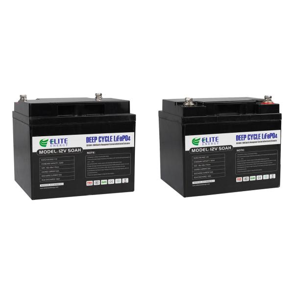Батарея иона цикла 12V 50Ah портативная Li ESS Bluetooth глубокая