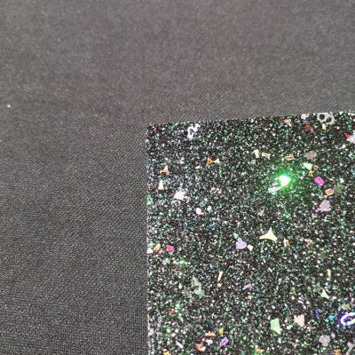 Chunky Glitter Fabric For Decoration artificial colorido