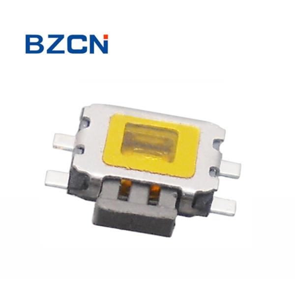 SMD / SMT Terminal Right Angle Tactile Switch 12 Volt Soldering With Dust Proof Firm