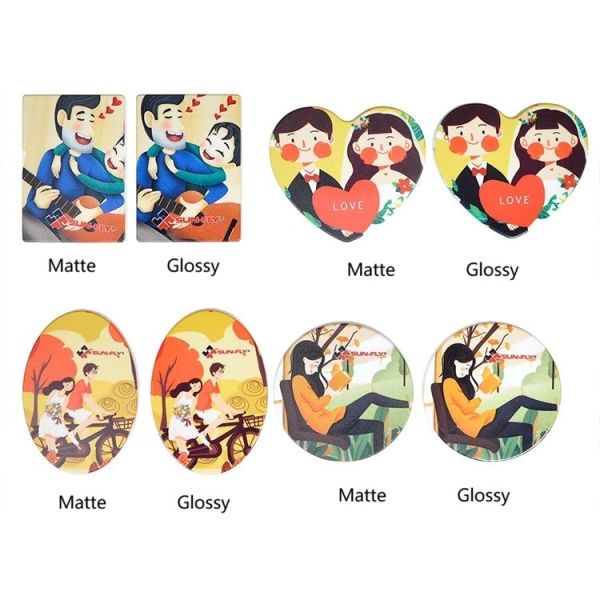 Custom Photo Magnets Sublimation Plastic Fridge Magnet Blanks
