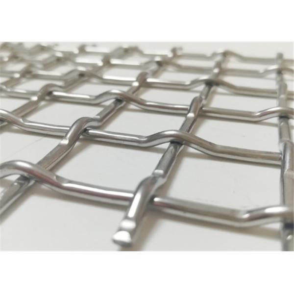 La pared de cortina decorativa acanaló la malla de alambre tejida prensada metal