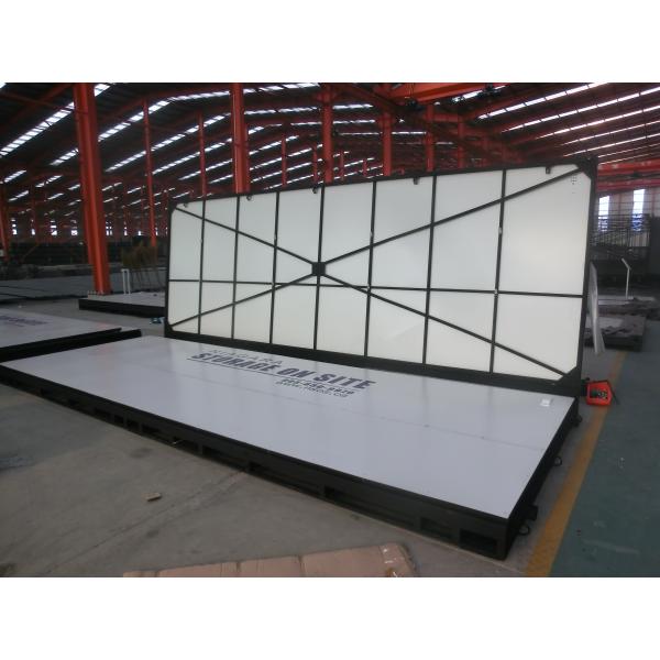 Almacén prefabricado con estructura de acero resistente al fuego, diseño de espacio flexible