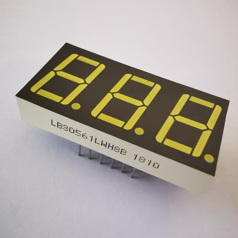 4 Digit 0.4-inch 7 Segment Ultra Bright White LED Display Common Cathode for Accurate Instrument Monitoring