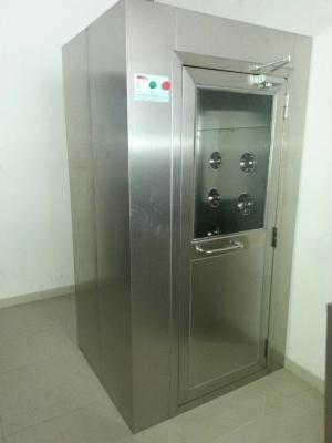 Pharmaceutical Industry Cleanroom Air Shower Coated Cold Rolled Steel Low Noise