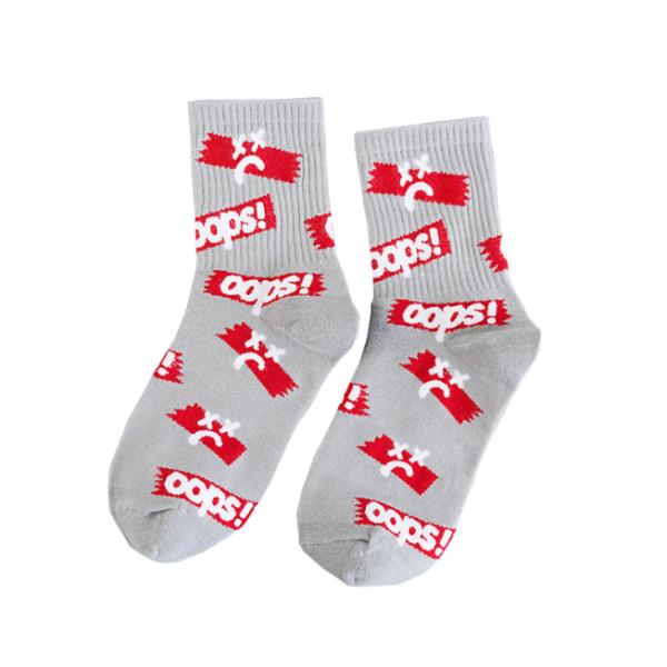 Lovely Mid Calf Women's Novelty Socks With Jacquard / Printing / Embroidery Pattern