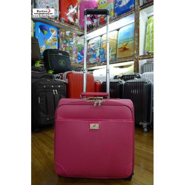 cheap soft sided 16'' laptop trolley luggage ,suitcases from Baigou China