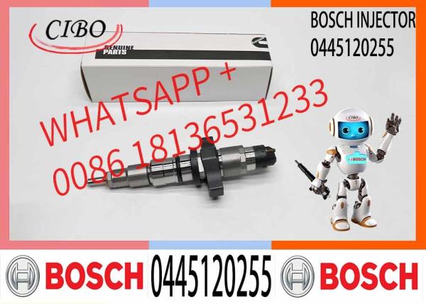 China New Diesel Fuel Injector 0445120255 Common Rail Injector 0445120255 For Cummins Engine