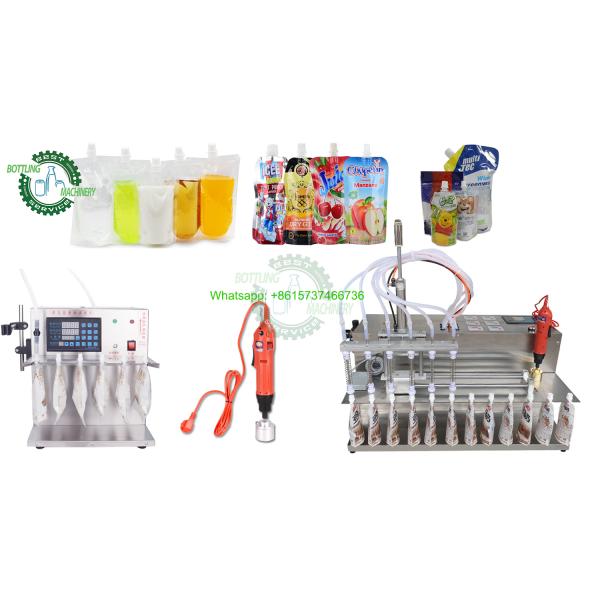 Semi Auto 5L Big Bottle Dish Soap Chemical Liquid 2 4 Head Filling Machine