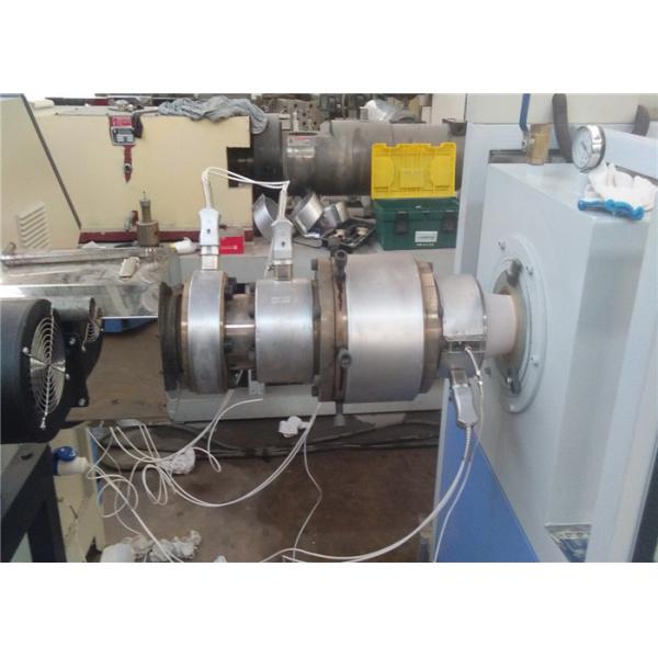 PP PE Plastic Pipe Production Line , PE Carbon Spiral Reinforcing Tube Extruder Making Machinery