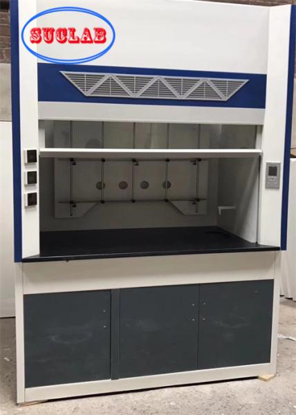 Armário de fumaça de FRP de desligamento automático para mobiliário de laboratório