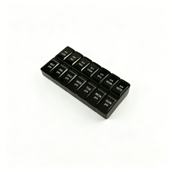 BPA-Free 14-Slot XL Weekly Pill Case Medical Promo Gift