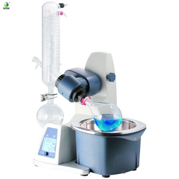 Alcohol Distillation Rotary Evaporator Stainless Steel 2L Rotovap