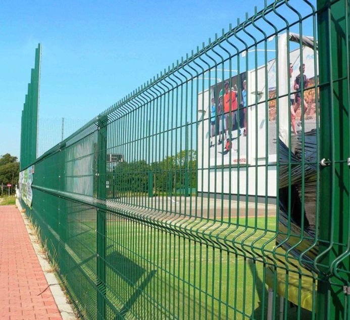 3D Security Fence Panel with V Bend Design for Anti Climb Protection and Custom Sizes