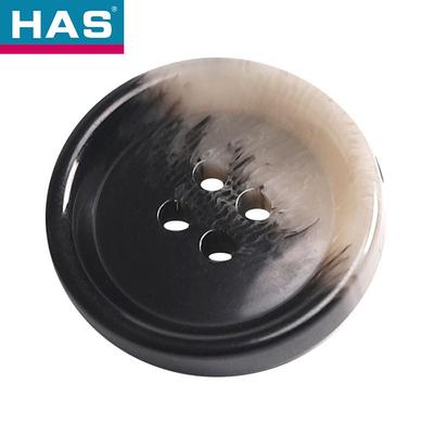 Eco Friendly Round Shape Button 28mm Four Hole Button Customized