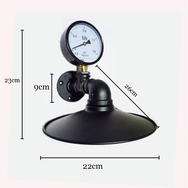 Imitated water pipe E27 wall light interior wall lights for home （WH-VR-36）