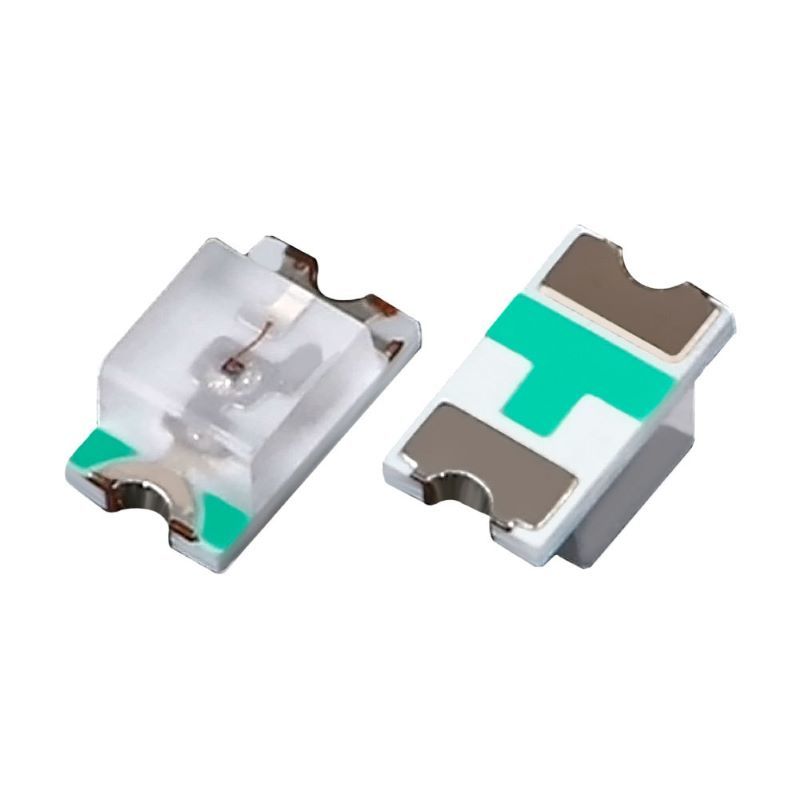 0805 SMD LED with 120° viewing angle, 2.0 × 1.25 mm package size, and multiple color options for PCB applications