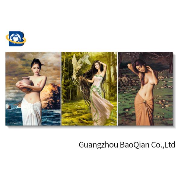 30 X 40cm Sexy And Lovely Girl 3 Dimensional Lenticular Flip / Custom Lenticular Printing