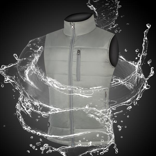 Les hommes de la meilleure qualité de femmes que le gilet passionné USB d'hiver a piqué la veste de douille ont capitonné Gilet