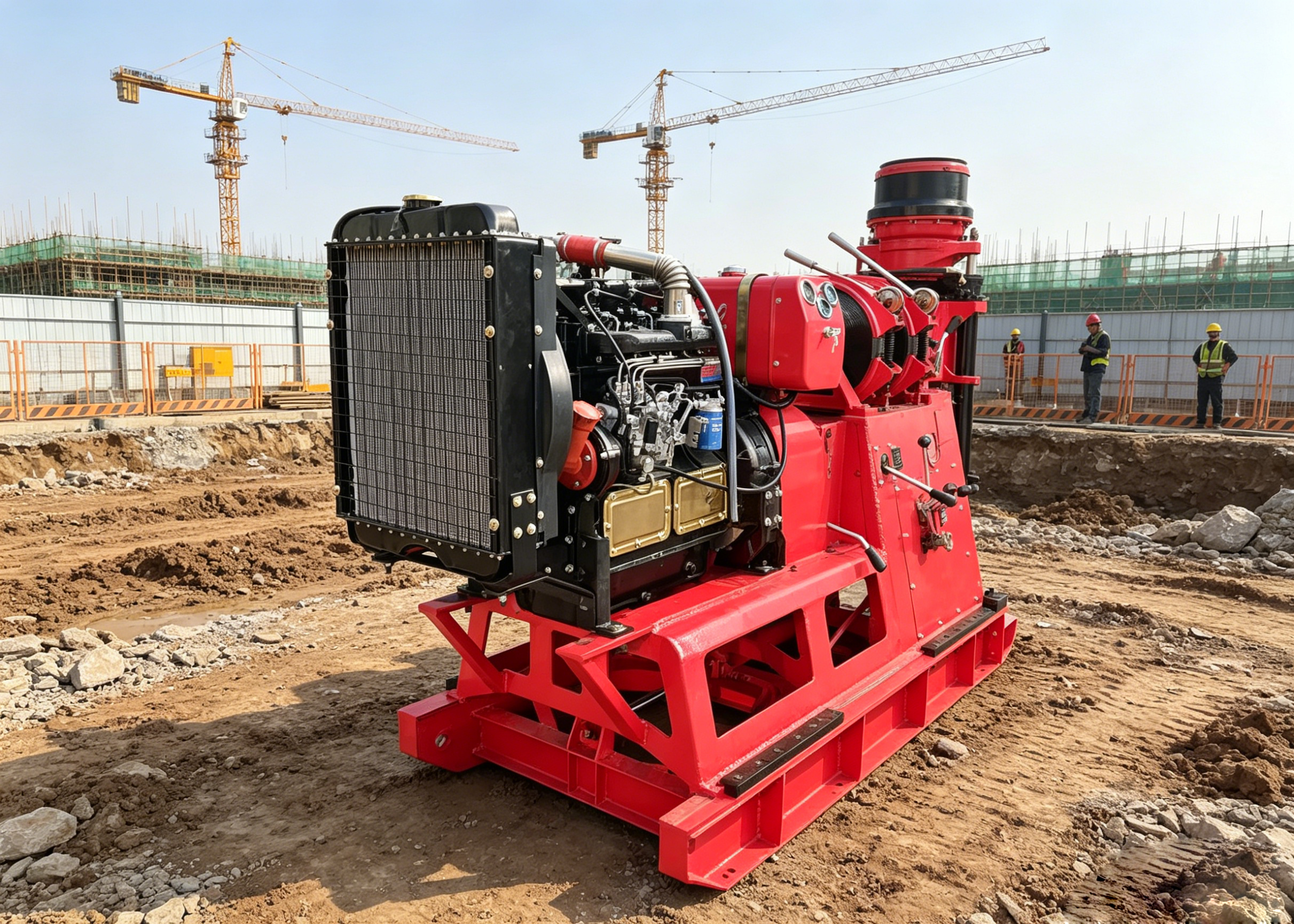Mineral Sampling Geological Drilling Rig 500m Underground Depth Exploration
