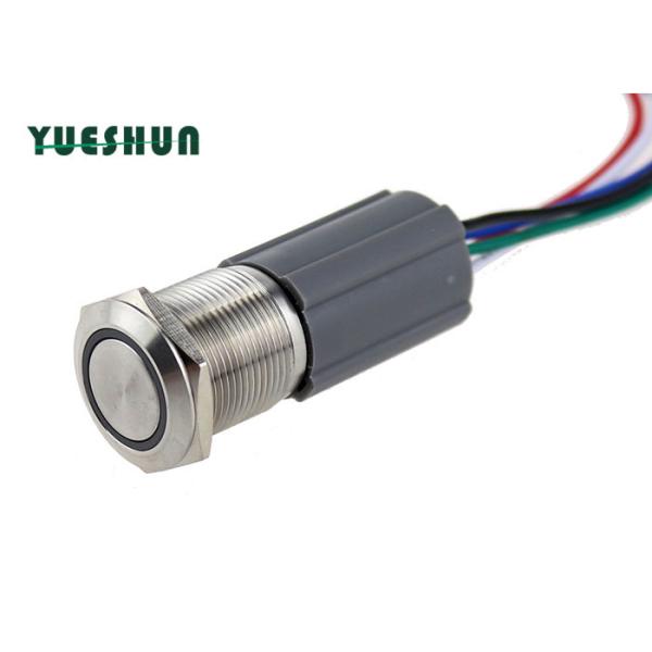 Self Locking φ22mm SPST Anti Vandal Push Button Switch