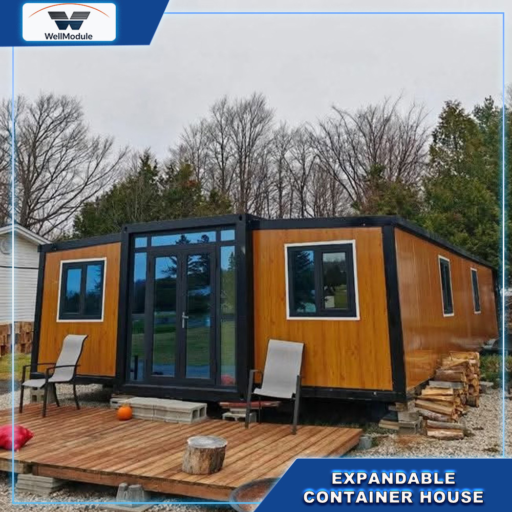Expandable container house energy insulation modern design providing comfortable living and working environment anywhere