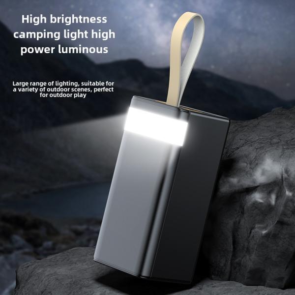 High Capacity 50000mAh Power Bank with LED Digital Display 4USB Li-Polymer Battery Fast Charging Portable Phone Charger