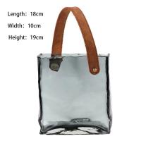 Modern Clear Handbag Flor Vase Bolsa Vase de vidro Decoração para Home Office