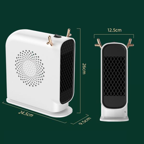 Installation PORTABLE Winter Indoor 500W Mini Desktop Retro Electric Heater Household