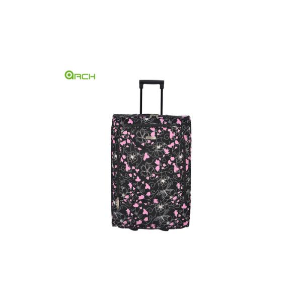 Top Carry Handle 600D Printing Soft Trolley Luggage