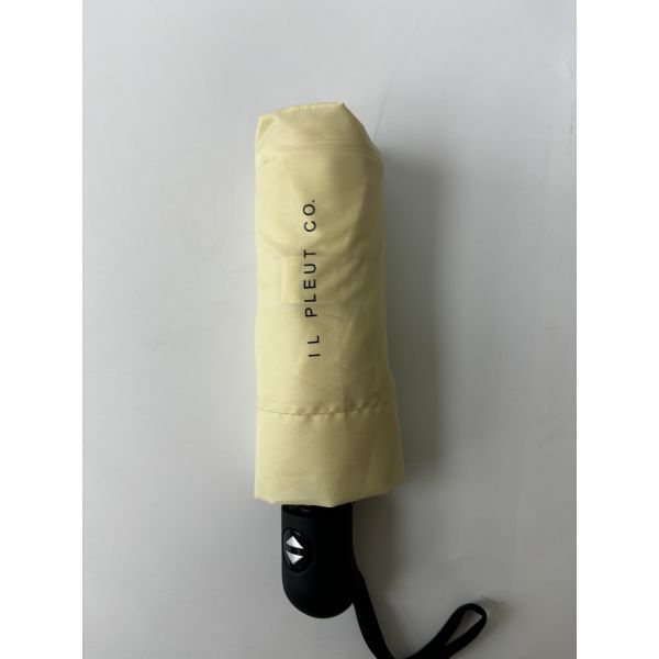 Custom Print Mini Pocket Aluminum Bone 4 Fold 8K Umbrella with Auto Open Close Button Non Slip Grip