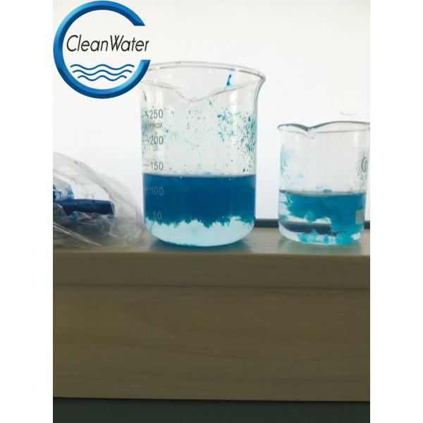 clear liquid with light blue Paint Coagulation paint sludge disposal chemical paint dust flocculant cationic polymer