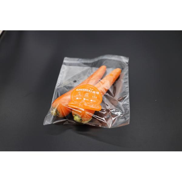 Прозрачный пакет OPP для упаковки свежих фруктов и овощей, упаковывающий дышащий полиэтиленовый пакет