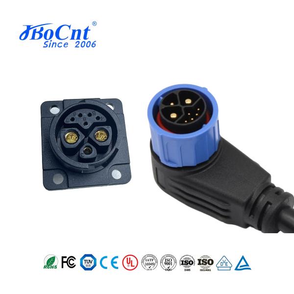 2+1+5 Pin Plug And Socket Signal Pin Power Electric Scooter Connector Waterproof