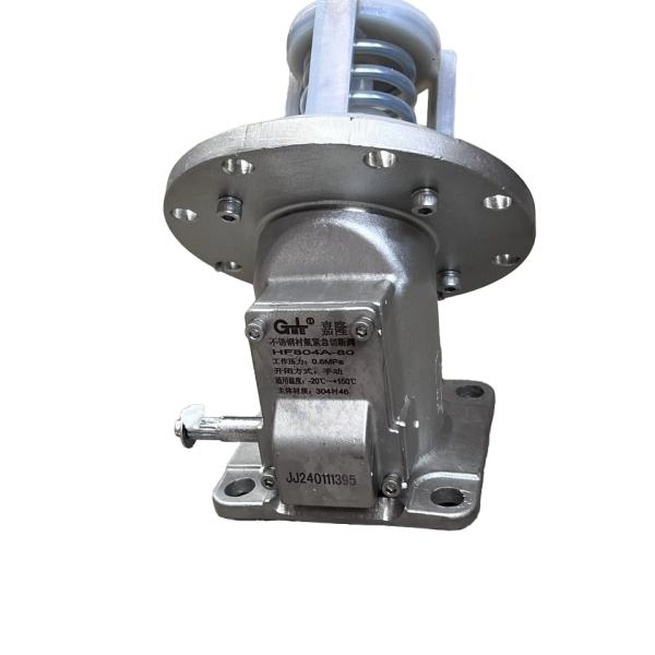 Válvula angular de plástico con revestimiento de acero inoxidable con logotipo Huate de alta resistencia para control y regulación Ventaja