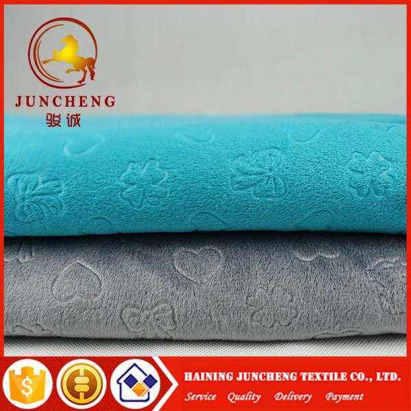 Fast delivery minky fabric korean wholesale for baby blanket