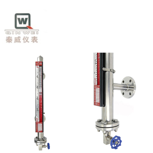 Safety IP65 Magnetic Liquid Level Gauge Titanium Material Flap